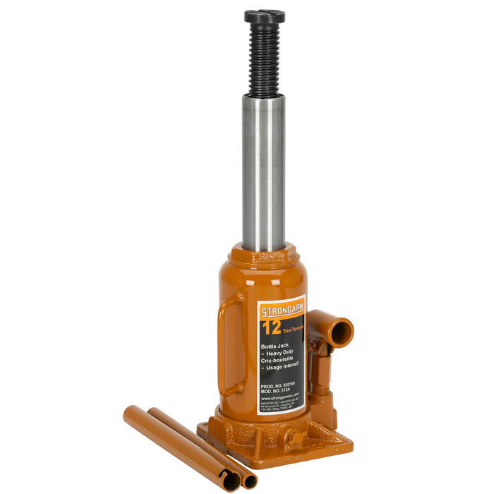 StrongArm Heavy Duty Bottle Jack - 12 Ton