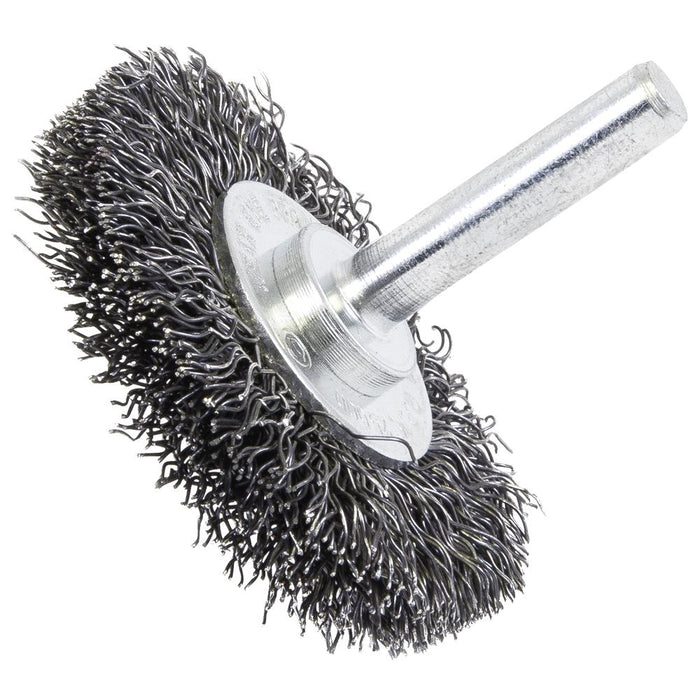 Jet Shaft Mounted Crimped Radial Brush - 2" x 1/4"