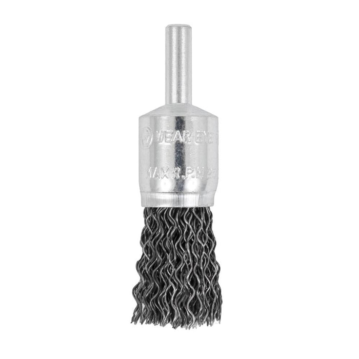 Jet Shaft Mounted Crimped End Brush - 1/2" x 1/4"