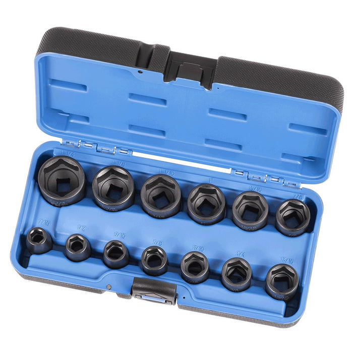 Jet 13 pc. 1/2" Drive 6-point SAE Impact Socket Set