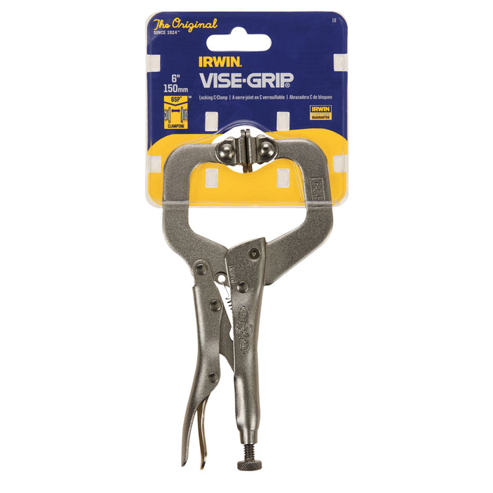 Irwin Vise-Grip 2" Locking C-Clamp w/ Swivel Pads