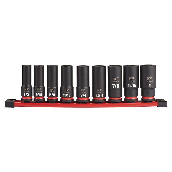 Milwaukee SHOCKWAVE Impact Duty Deep 6-Point Socket Set