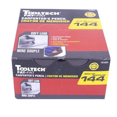 Tooltech 144PK Carpenter's Pencil Lead Refills