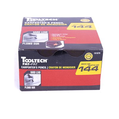 Tooltech 144PK Carpenter's Pencil Lead Refills