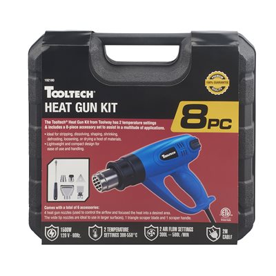 Toolway 6PC Heat Gun & Accessories Kit