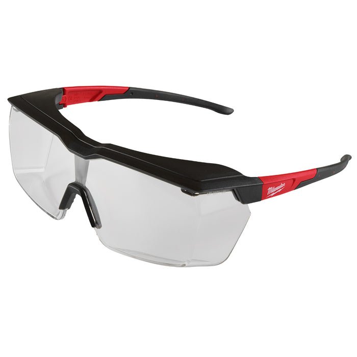 Milwaukee Over-The-Glass Dual Coat Clear Safety Glasses