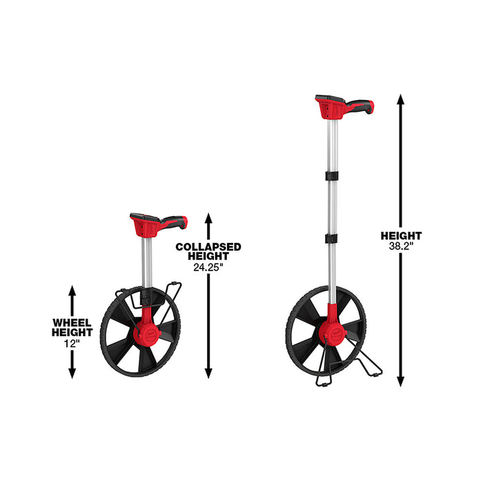 Milwaukee 12" Digital Measuring Wheel