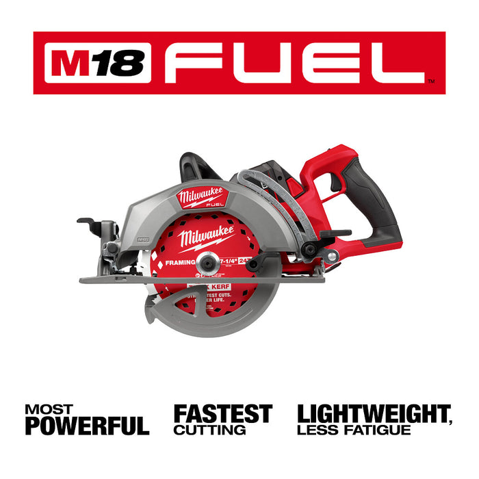 Milwaukee M18 FUEL 7-1/4" Rear Handle Circular Saw Kit