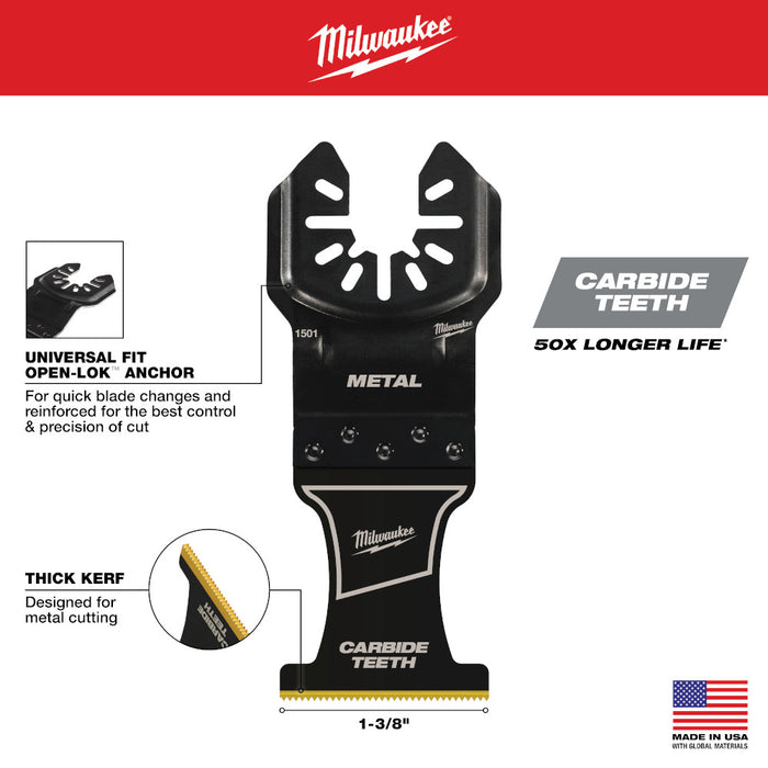 Milwaukee OPEN-LOK™ 9 pc. Multi-Tool Blade Variety Kit