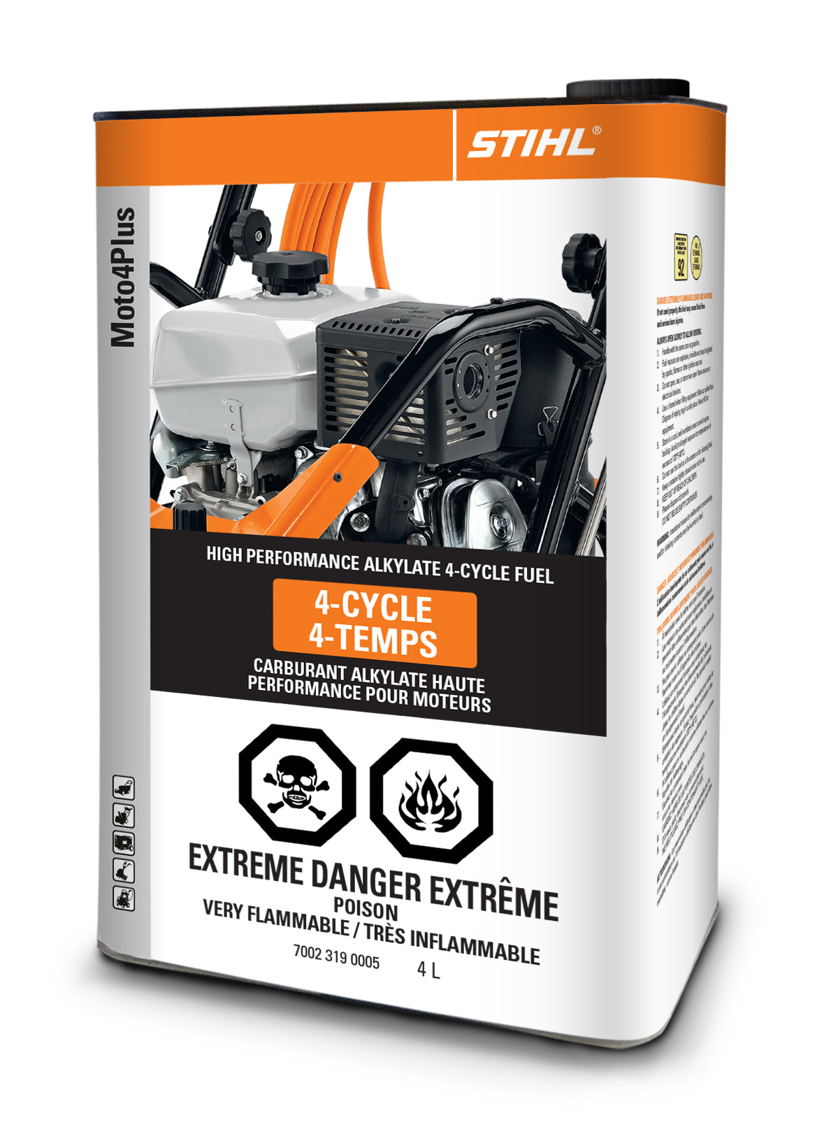 STIHL Moto4Plus High Performance 4-Cycle Fuel Mix - 4L — Interline ...