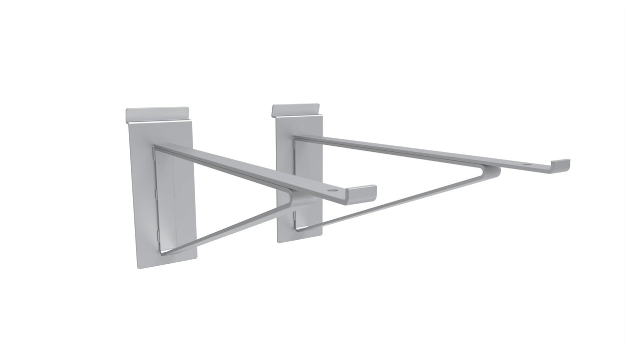 Crownwall Shelf Bracket (1 Pair) Slatwall Accessory