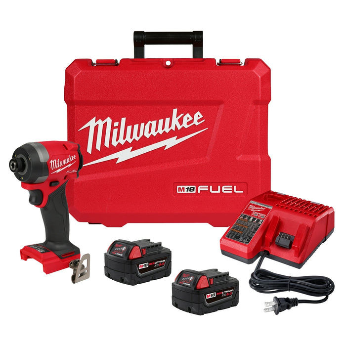 Milwaukee 2953-22 M18 FUEL Cordless 1/4" Hex Impact Driver Kit