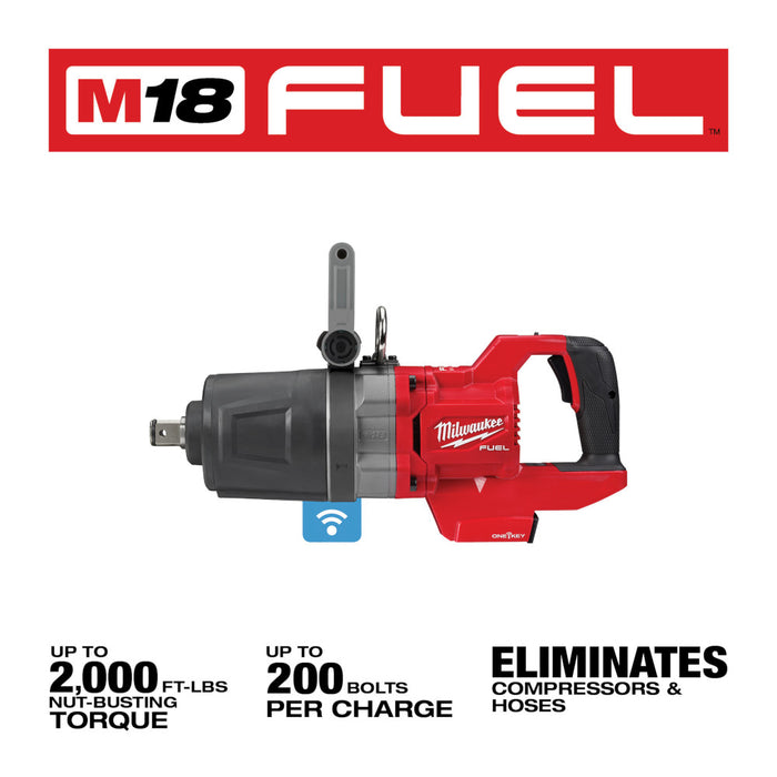 Milwaukee M18 FUEL™ 1" D-Handle High Torque Impact Wrench w/ ONE-KEY™