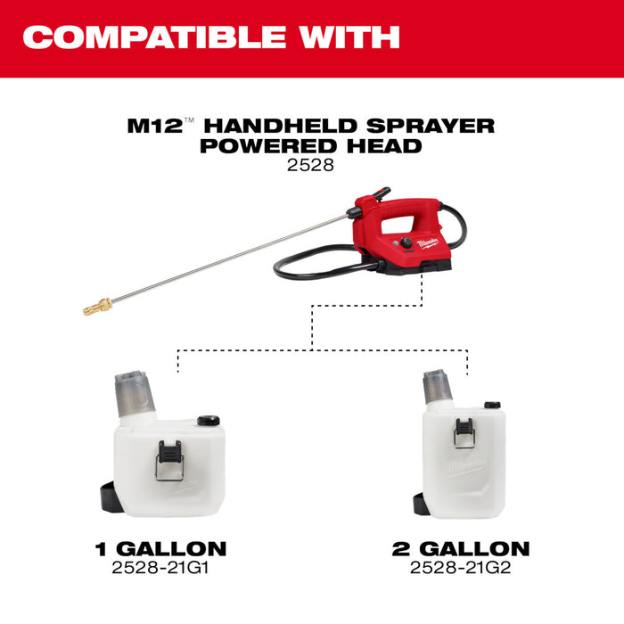 Milwaukee M12 Cordless 1 Gallon Handheld Sprayer Kit