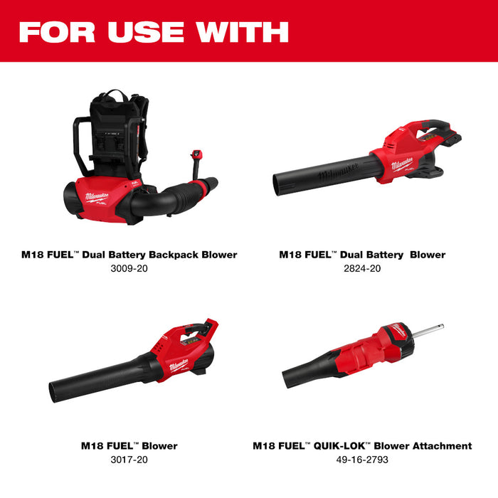 Milwaukee Blower Tapered & Flat Nozzle Attachment Set