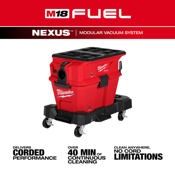 Milwaukee M18 FUEL NEXUS 6 Gal Wet/Dry Vacuum w/ PACKOUT & VACLINK