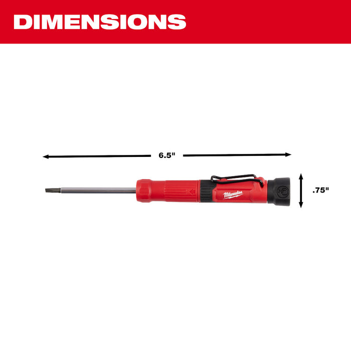 Milwaukee 4-in-1 Pocket Precision Multi-Bit Screwdriver