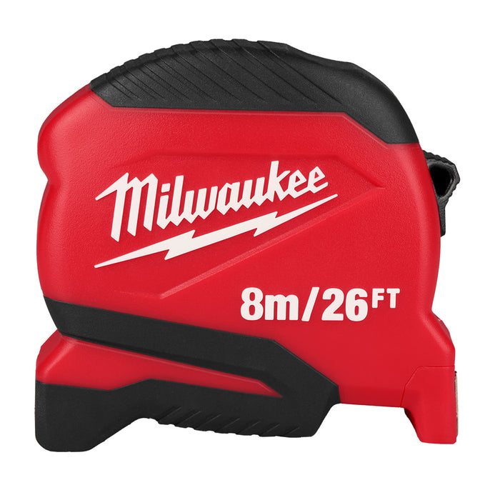 Milwaukee 8m/26ft Compact Tape Measure