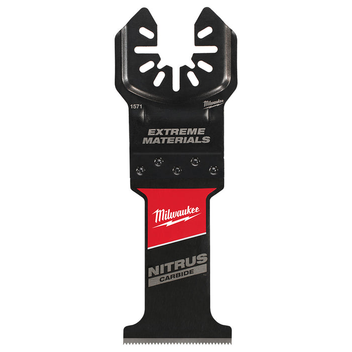 Milwaukee 10PK NITRUS CARBIDE™ Extreme Materials Universal Fit OPEN-LOK™ Multi-Tool Blade