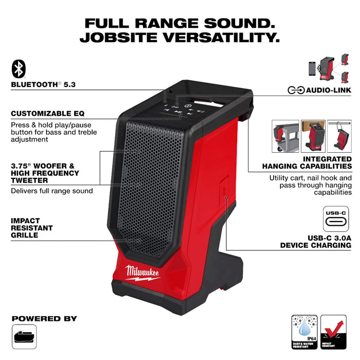 Milwaukee M18™ Bluetooth® Jobsite Speaker