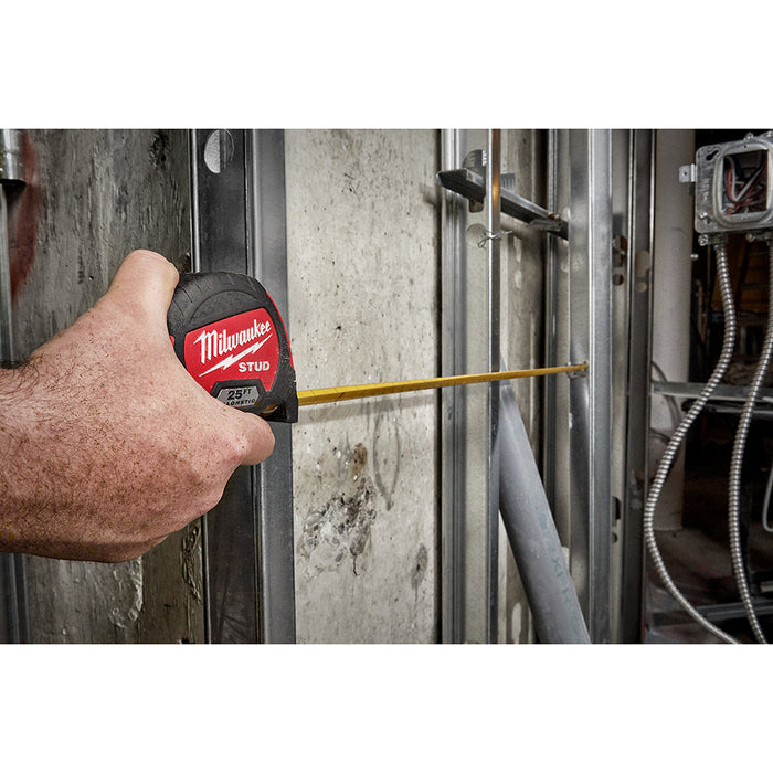 Milwaukee 25ft Magnetic STUD Tape Measure