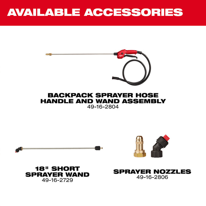 Milwaukee M18 4 gal. Backpack Sprayer Kit w/ SWITCH TANK