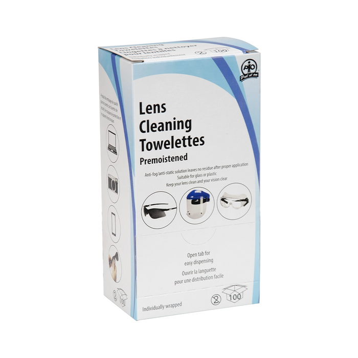 Wasip 100PK Lens Cleaning Towelettes