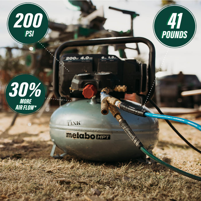 Metabo Portable 6 Gallon Oil-Free Pancake Compressor 2.8CFM
