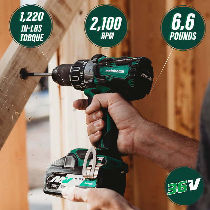Metabo 36V MultiVolt Brushless 1/2" Hammer Drill - Tool Only