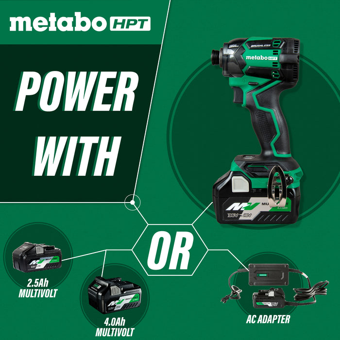 Metabo 36V MultiVolt Cordless Triple Hammer BOLT Impact Driver Kit