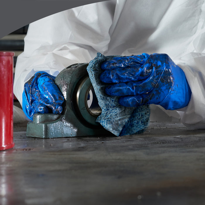 WypAll® Oil Grease & Ink Blue Wipe Cloths - 16.8" x 12.1"