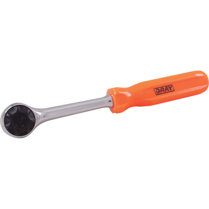 Gray Tools 3/8" Drive Screwdriver Handle Round Head Ratchet