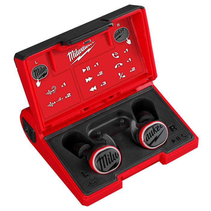 Milwaukee REDLITHIUM USB Bluetooth Jobsite Ear Buds