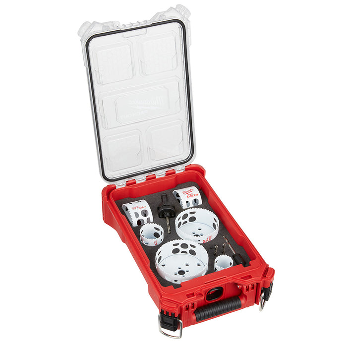 Milwaukee 10 pc. HOLE DOZER™ Bi-Metal Hole Saw Kit w/ PACKOUT™ Compact Organizer