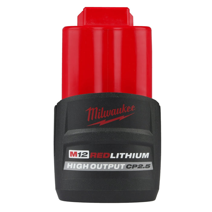 Milwaukee M12 REDLITHIUM HIGH OUTPUT CP 2.5Ah Battery