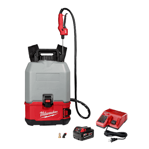 Milwaukee M18™ SWITCH TANK™ 4-Gallon Backpack Concrete Sprayer Kit