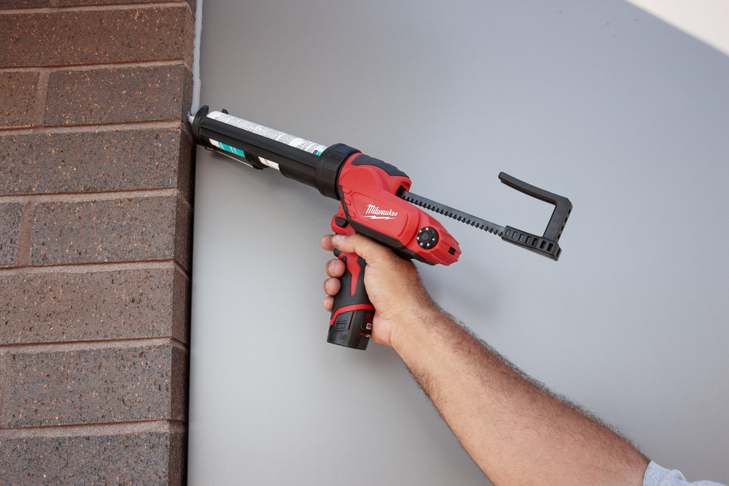 Milwaukee M12 Cordless 10 oz Caulk Gun-- Tool Only