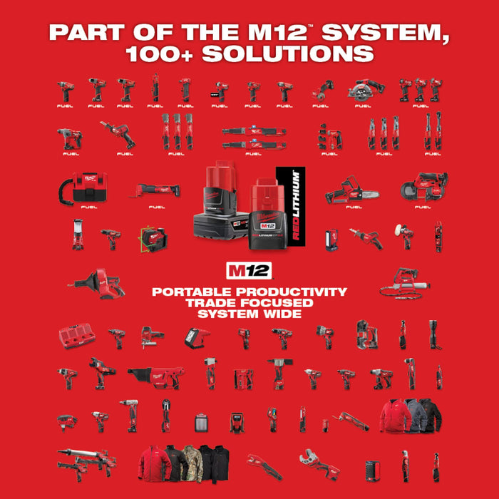 Milwaukee M12 Cordless Grease Gun Kit