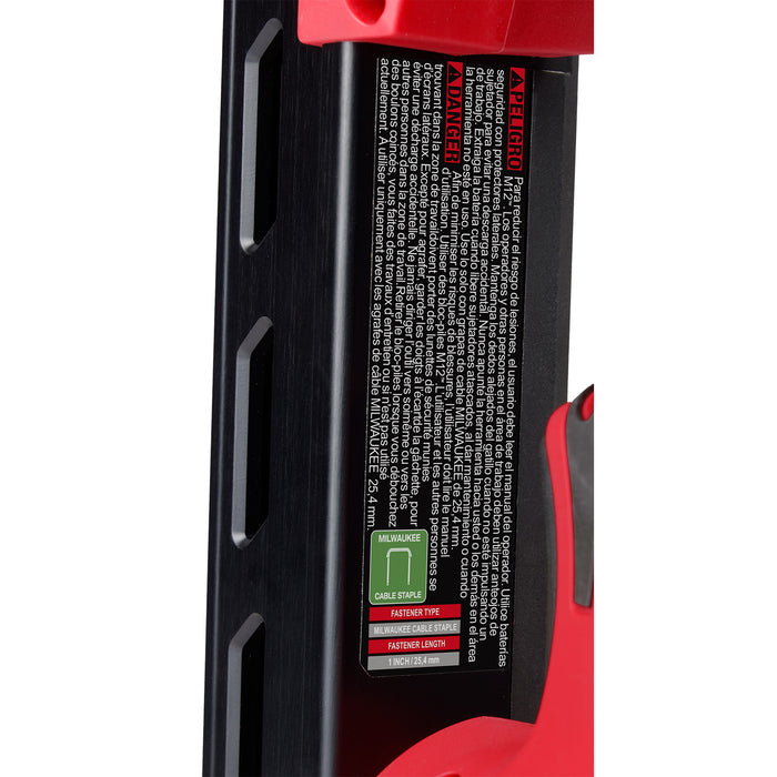 Milwaukee M12 Cable Stapler - Tool Only