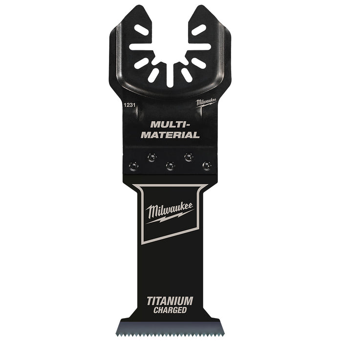 Milwaukee OPEN-LOK TITANIUM CHARGED Multi-Material Multi-Tool Blade - 1-3/8"