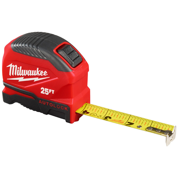 Milwaukee 25ft Auto-Lock Tape Measure