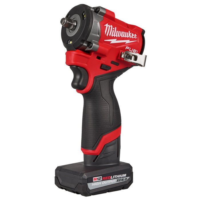 Milwaukee M12 FUEL™ Stubby 3/8" Impact Wrench 2 Battery Kit