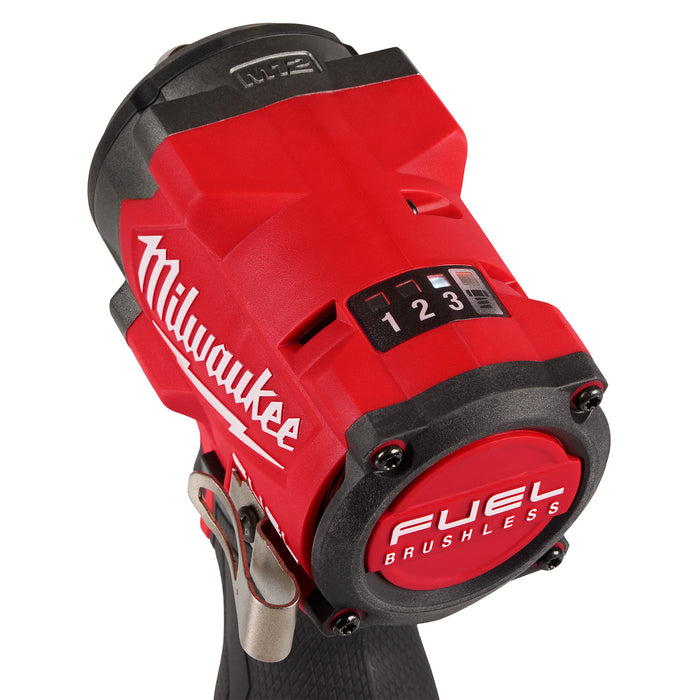 Milwaukee M12 FUEL™ Stubby 3/8" Impact Wrench 2 Battery Kit