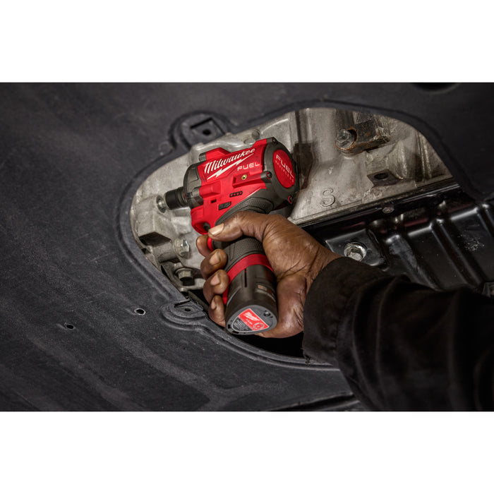 Milwaukee M12 FUEL™ Stubby 3/8" Impact Wrench 2 Battery Kit