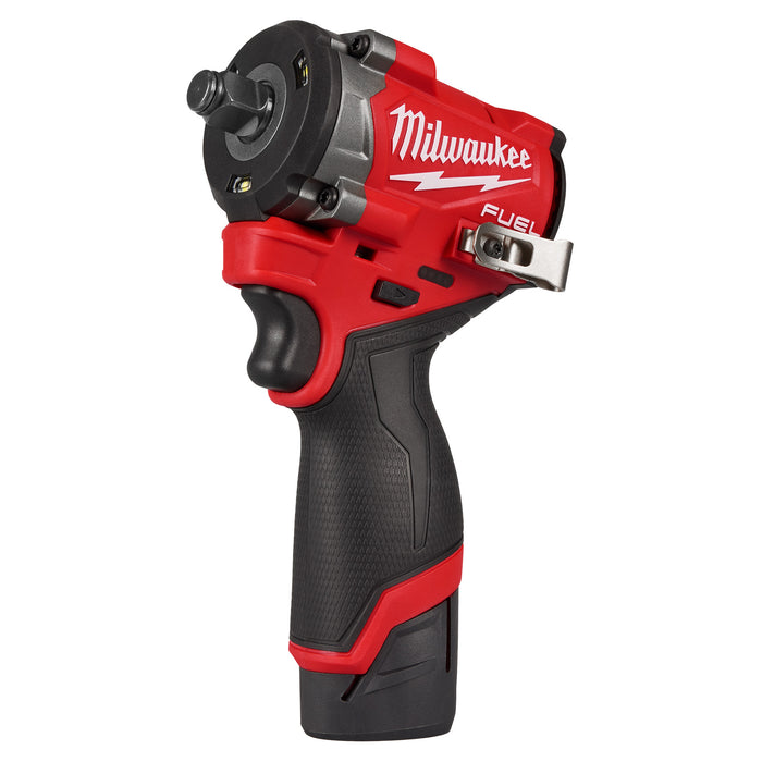 Milwaukee M12 FUEL™ Stubby 1/2" Impact Wrench Kit