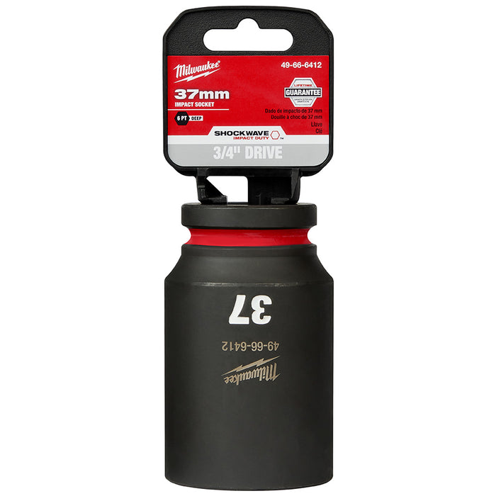 Milwaukee SHOCKWAVE Metric Impact Deep Socket 6-Point