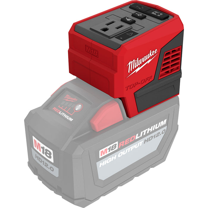 Milwaukee M18 Cordless TOP-OFF 175W Power Supply  - Tool Only