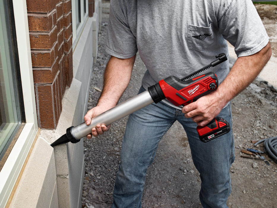 Milwaukee M18 Cordless 10 oz Caulk Gun and Adhesive - Tool Only