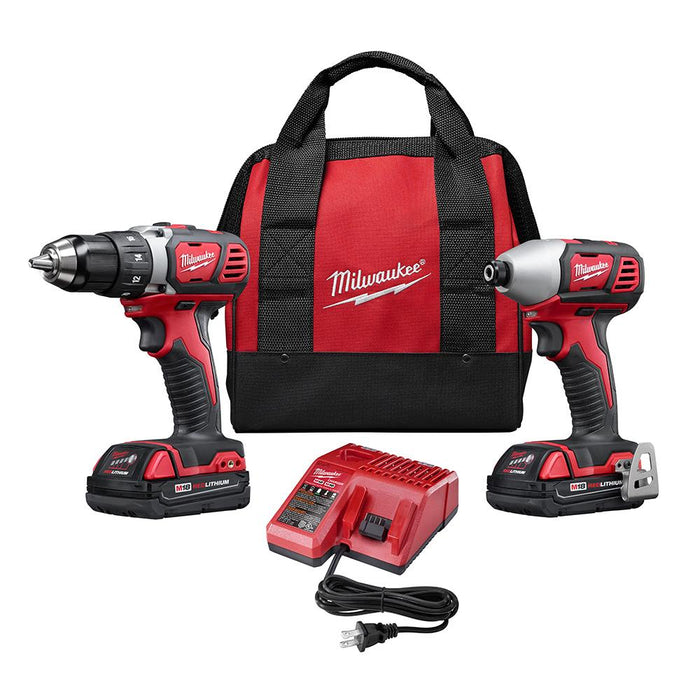 Milwaukee M18 2691-22 Cordless 2-Tool Combo Kit (Drill/Driver)