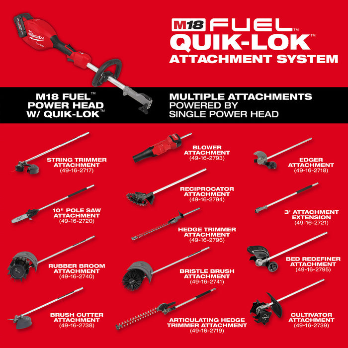 Milwaukee M18 FUEL™ Pole Saw w/ QUIK-LOK™ Kit